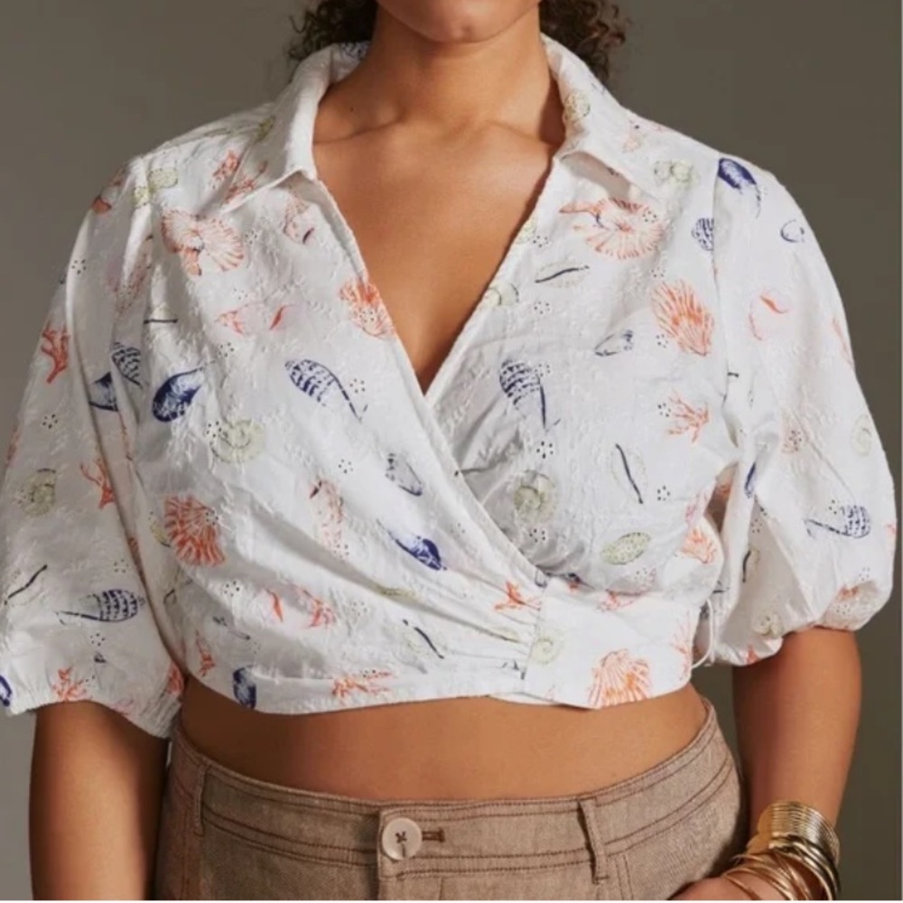 Seashell crop top